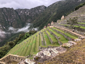 Views of the green terraces of Machu Picchu on our luxury tour Peru | EPIcURIOUS travel